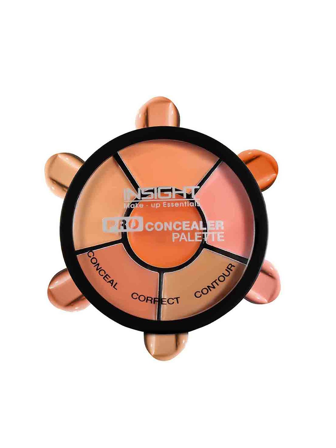 Insight Cosmetics Pro Concealer Palette To Conceal Correct & Contour 15g - Concealer, Beige