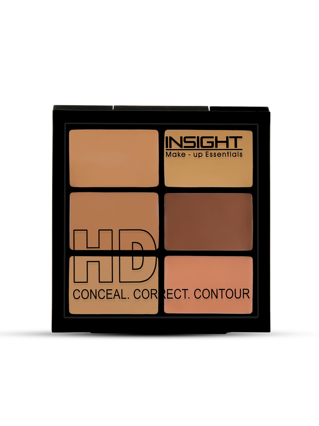 

Insight Cosmetics HD Conceal.Correct.Contour 6 Shades Concealer Palette - Light Skin, Beige