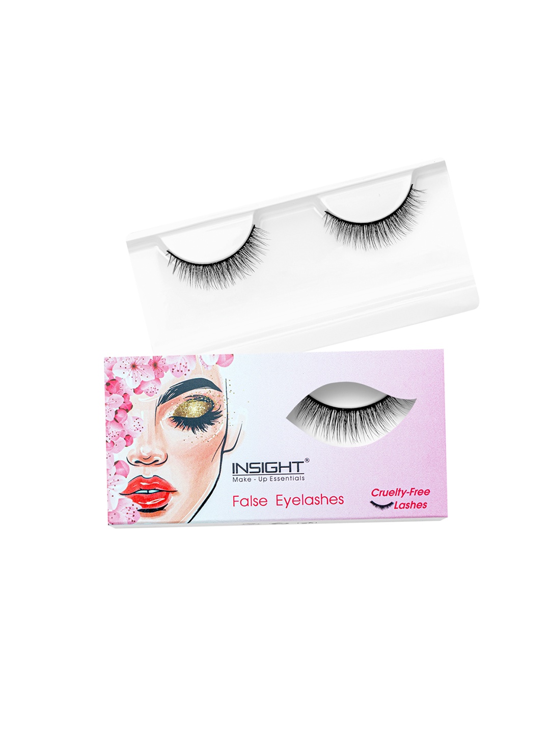 

Insight Cosmetics Synthetic & Natural Cruelty Free Fibers False Eyelashes - Taylor, Black