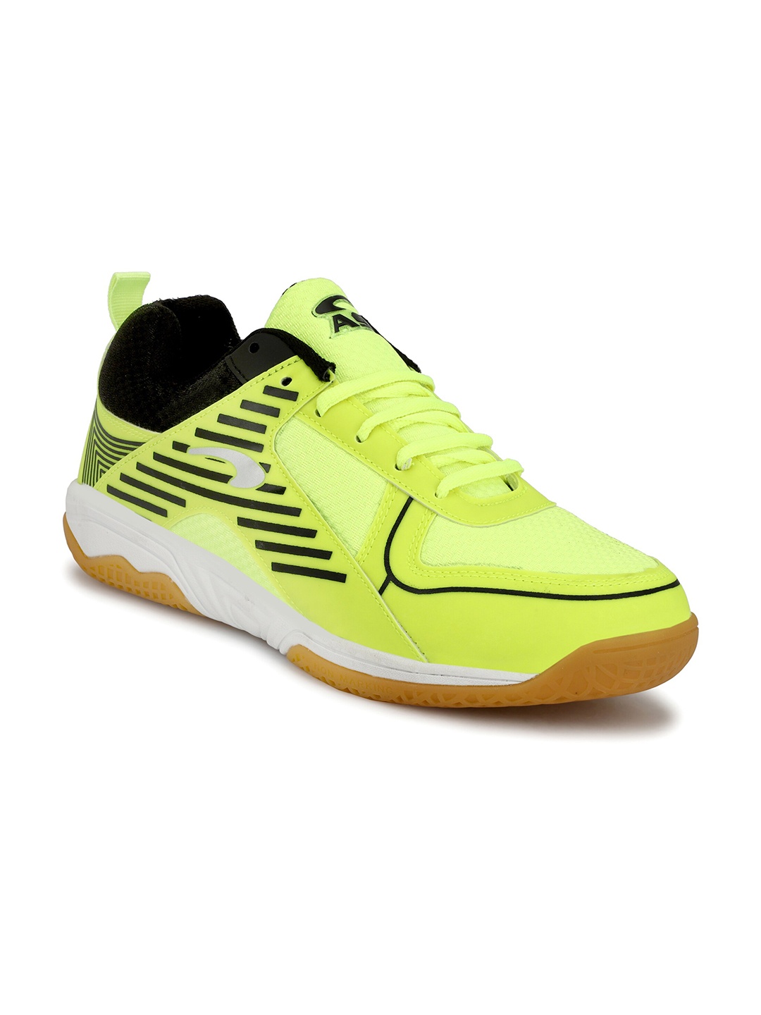 

ASE Men Badminton Non-Marking Super Grip EVA Shoes, Fluorescent green