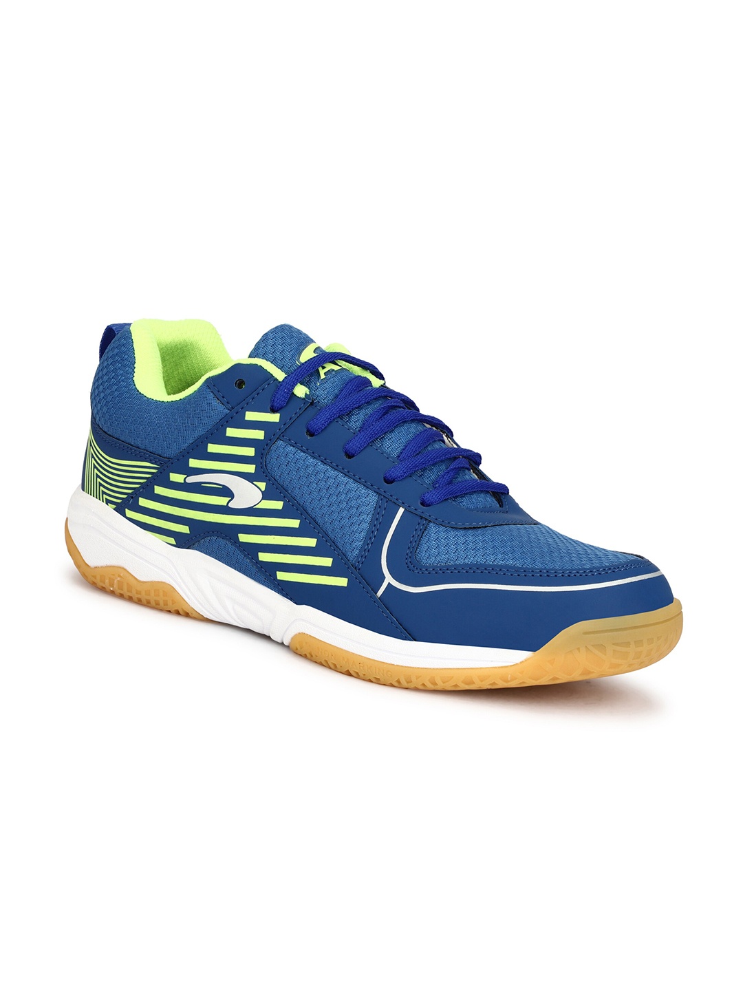 

ASE Men Badminton Non-Marking Super Grip EVA Shoes, Blue