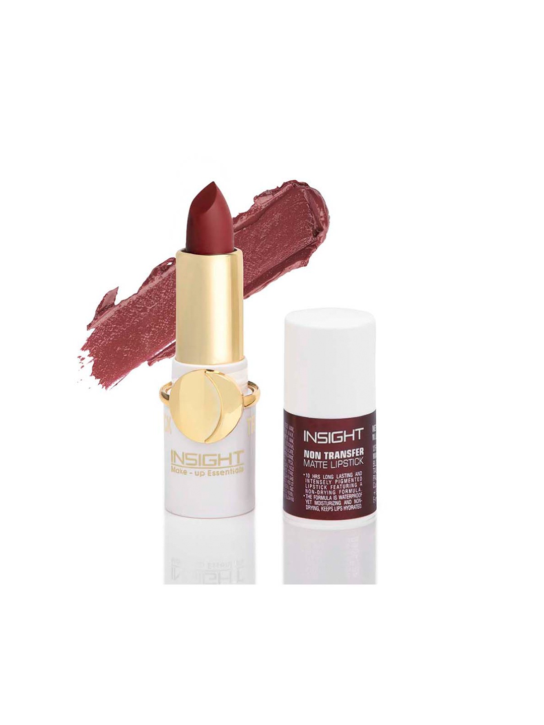 

Insight Cosmetics Non Transfer Matte Lipstick with Vitamin E 4.2 g -, Brown