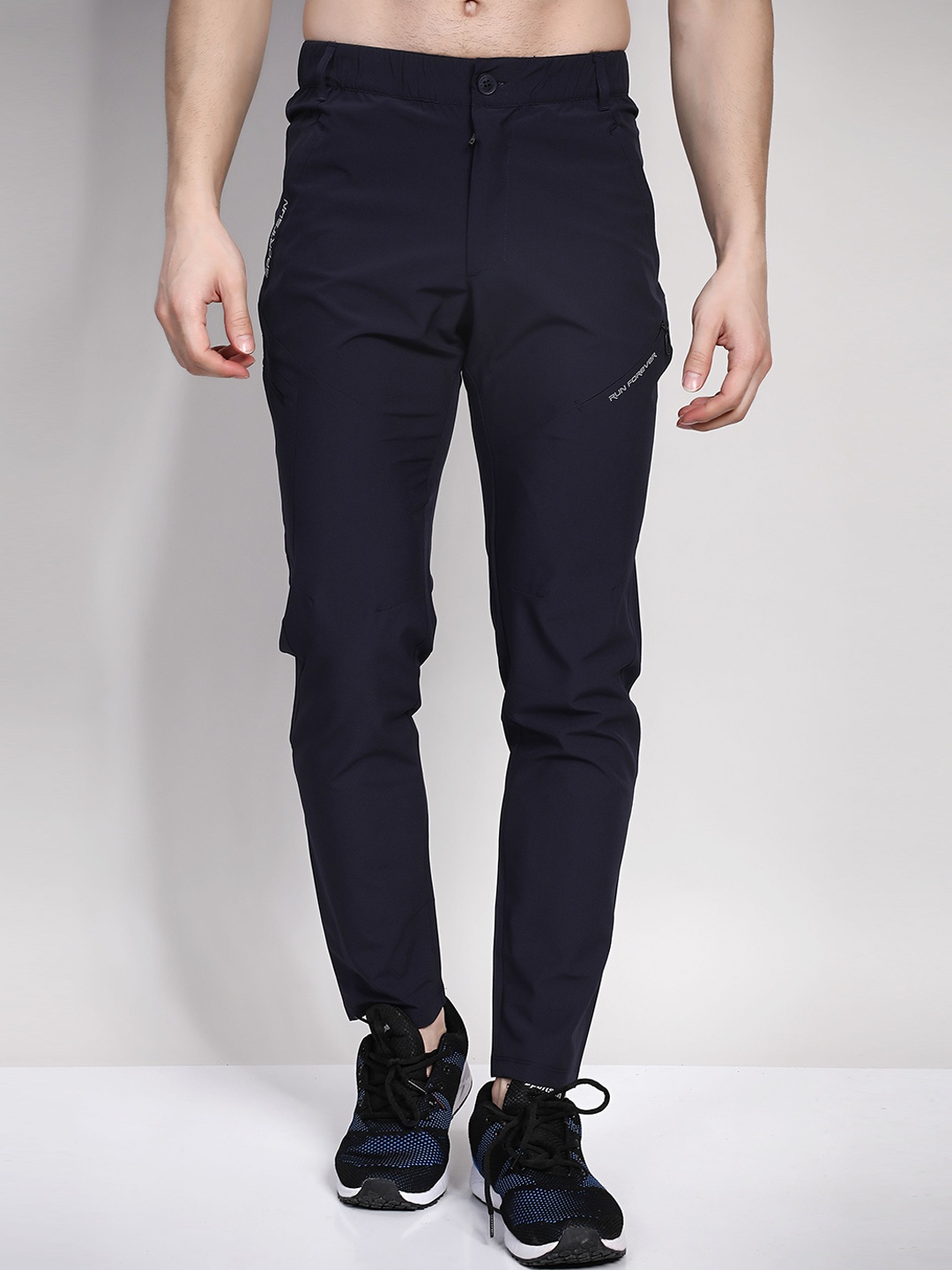 

SPORT SUN Men Mid-Rise Sports Track Pants, Navy blue