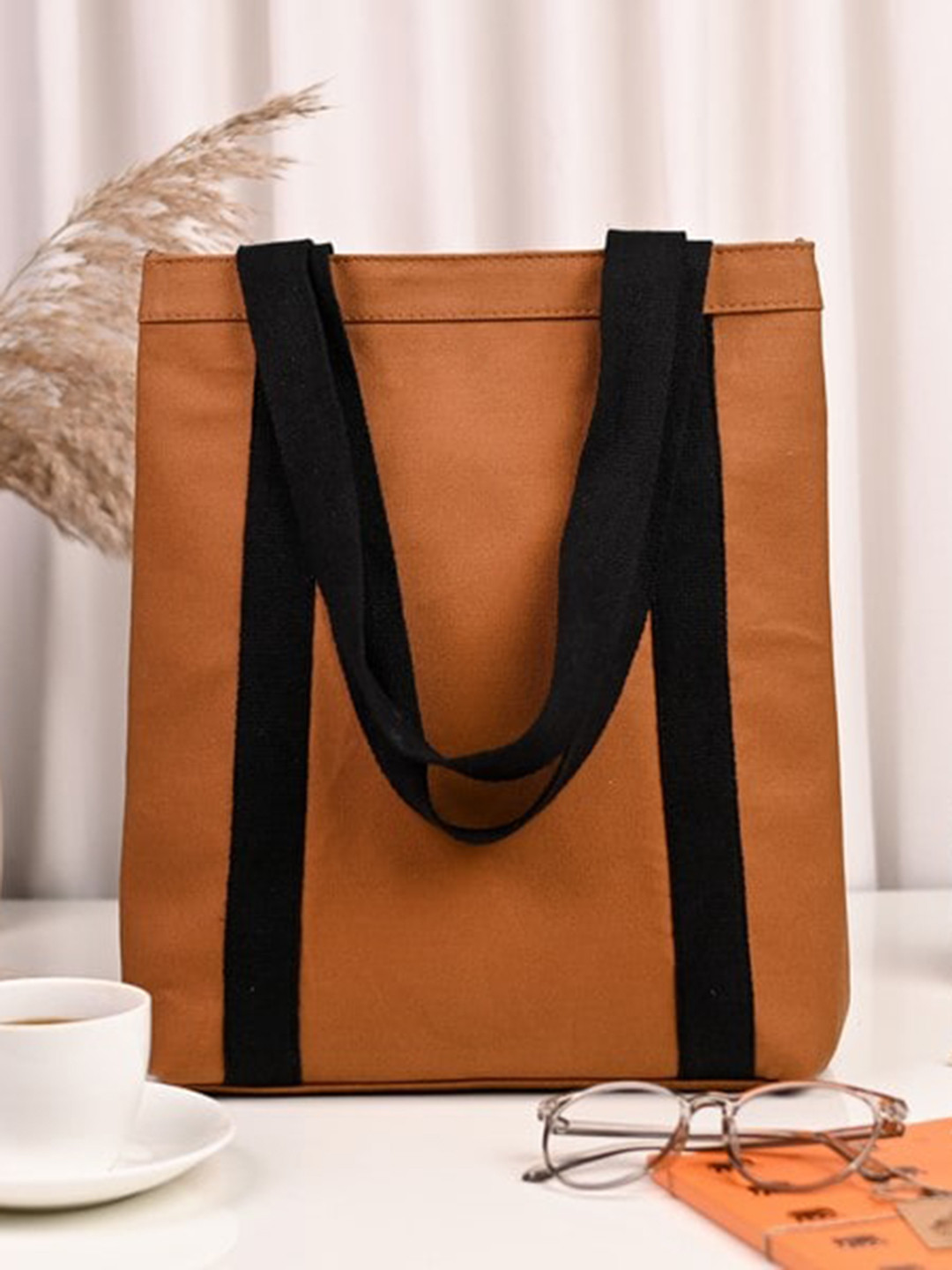 

Visual Echoes Oversized Shopper Tote Bag, Brown