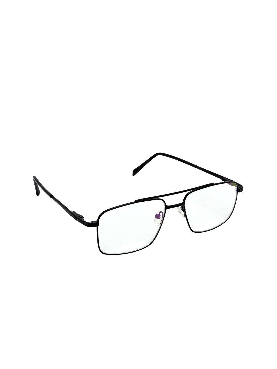 

HRINKAR Unisex Full Rim Rectangle Frames, Black