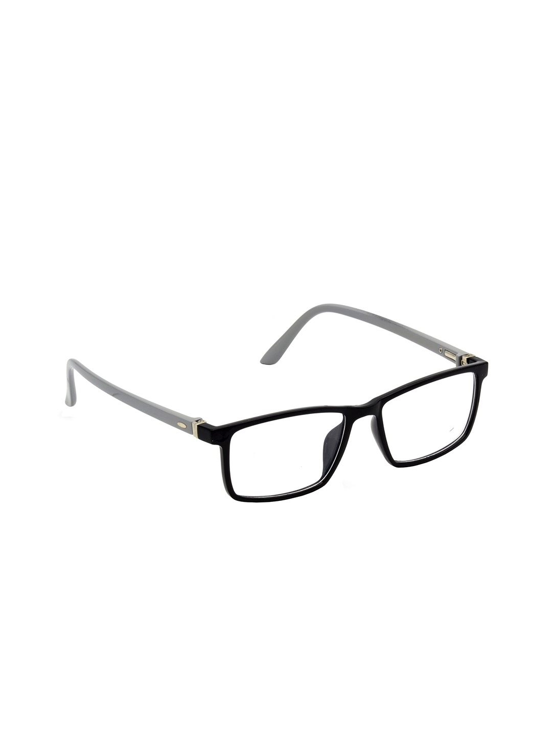 

HRINKAR Unisex Colourblocked Full Rim Rectangle Frames, Black