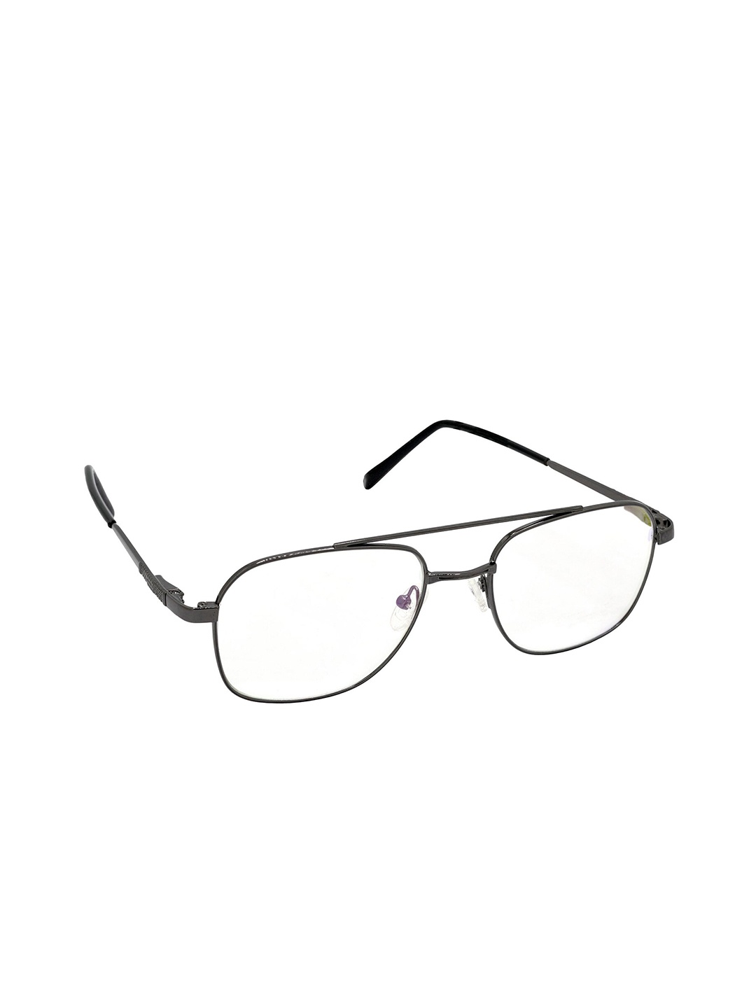 

HRINKAR Unisex Full Rim Rectangle Frames, Grey