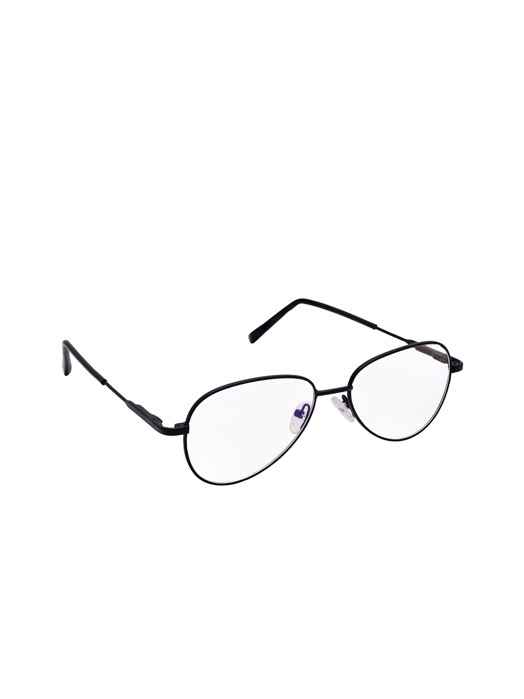 

HRINKAR Unisex Full Rim Aviator Frames, Black