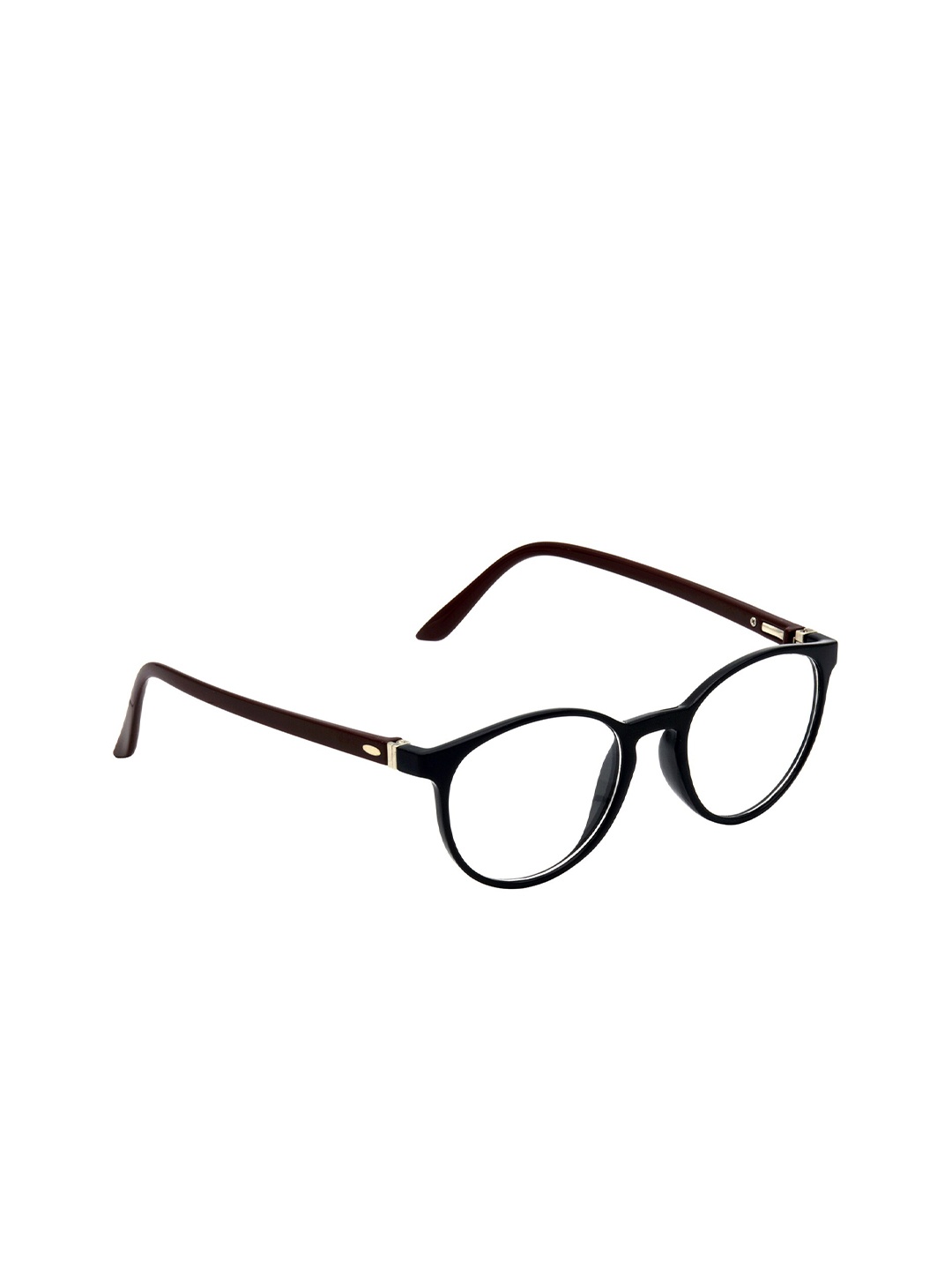 

HRINKAR Unisex Full Rim Oval Frames, Brown