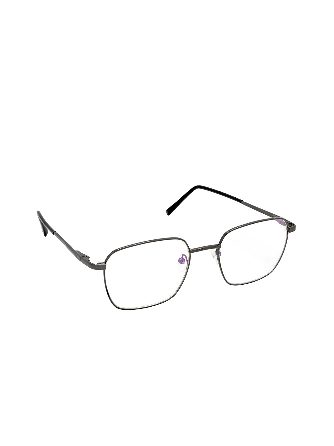 

HRINKAR Unisex Full Rim Rectangle Frames, Grey