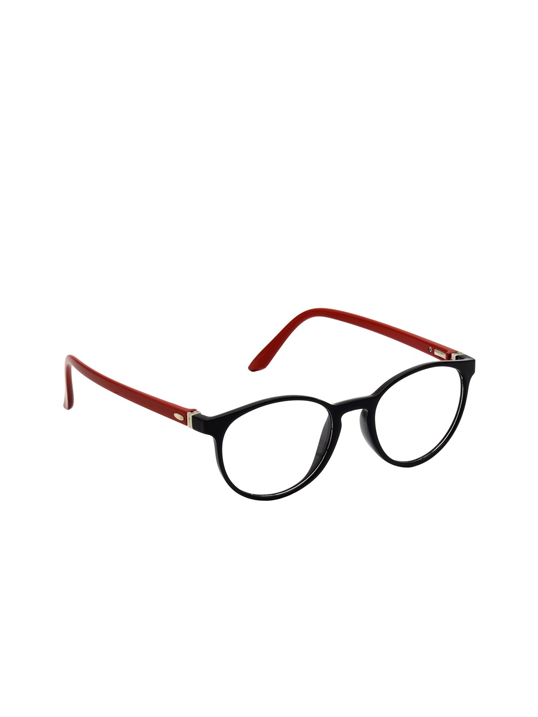 

HRINKAR Unisex Full Rim Oval Frames With Bluelight Blocking Computer & Gaming Glasses, Red