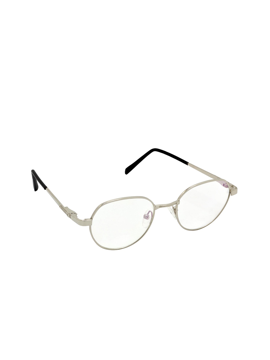 

HRINKAR Unisex Full Rim Oval Frames, Silver