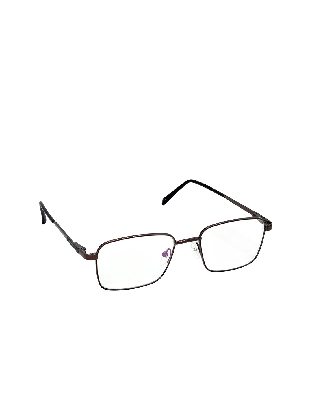 

HRINKAR Unisex Full Rim Rectangle Frames, Brown