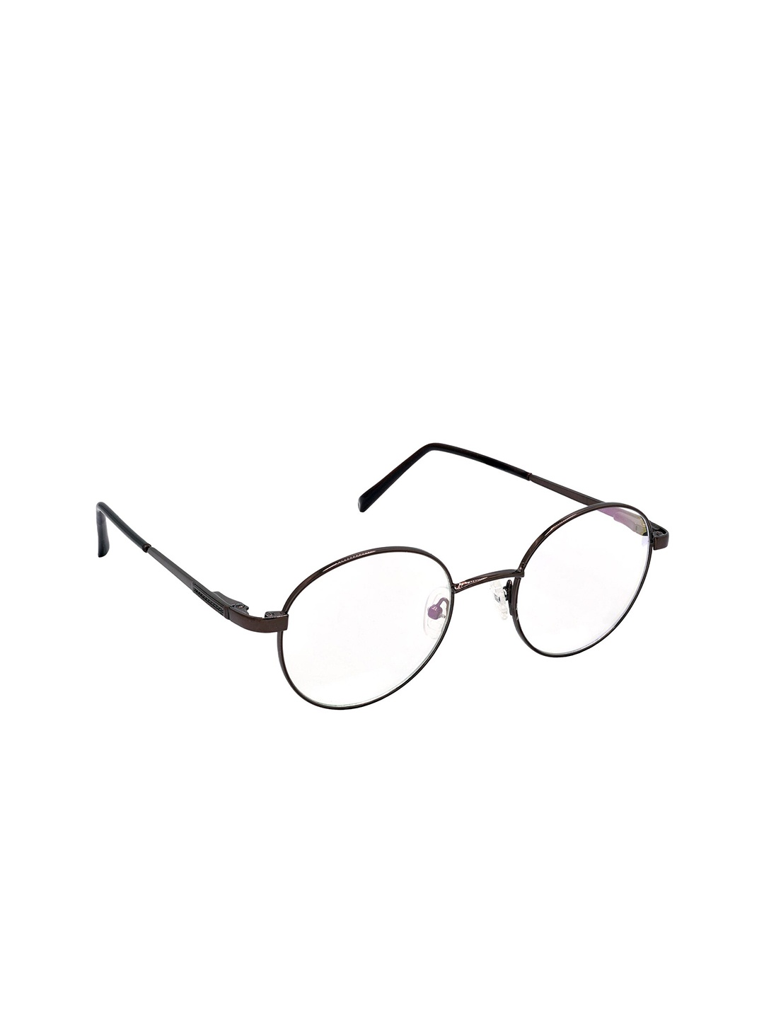 

HRINKAR Unisex Full Rim Oval Frames, Brown