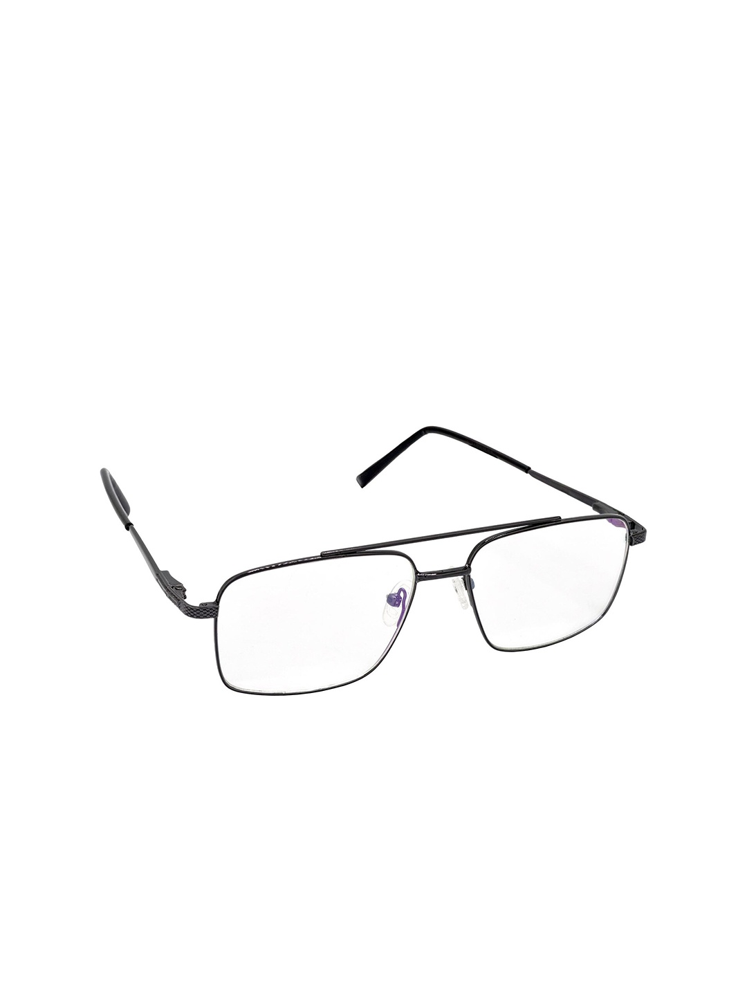 

HRINKAR Unisex Full Rim Rectangle Frames, Grey