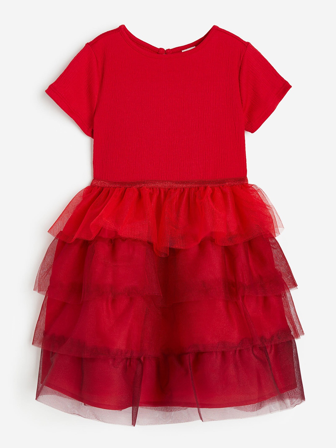 

H&M Girls Tulle-Skirt Dress, Red