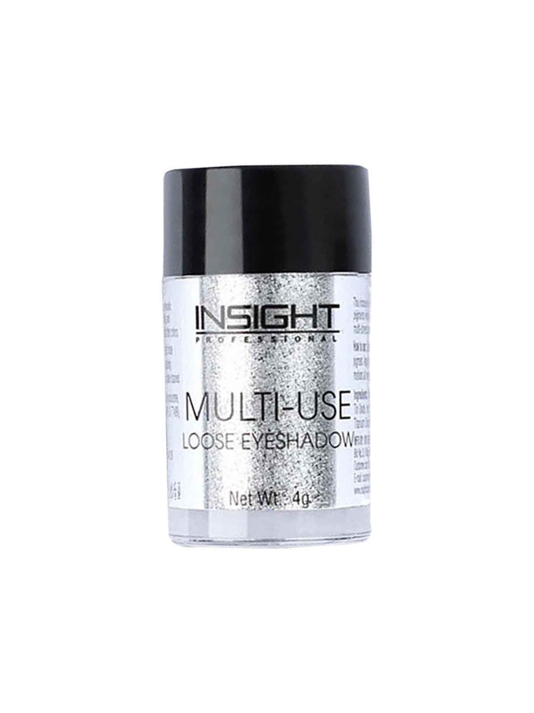 

Insight Cosmetics Multi-Use Lightweight Loose Eyeshadow - Metropolis, Silver