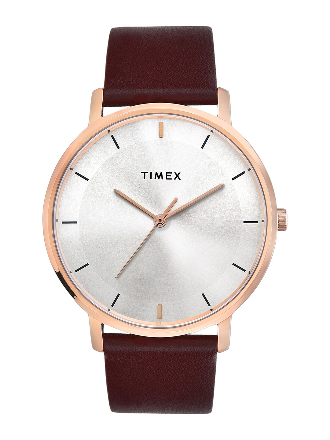 

Timex Men Printed Dial & Leather Straps Analogue Watch TW0TG8014, Silver