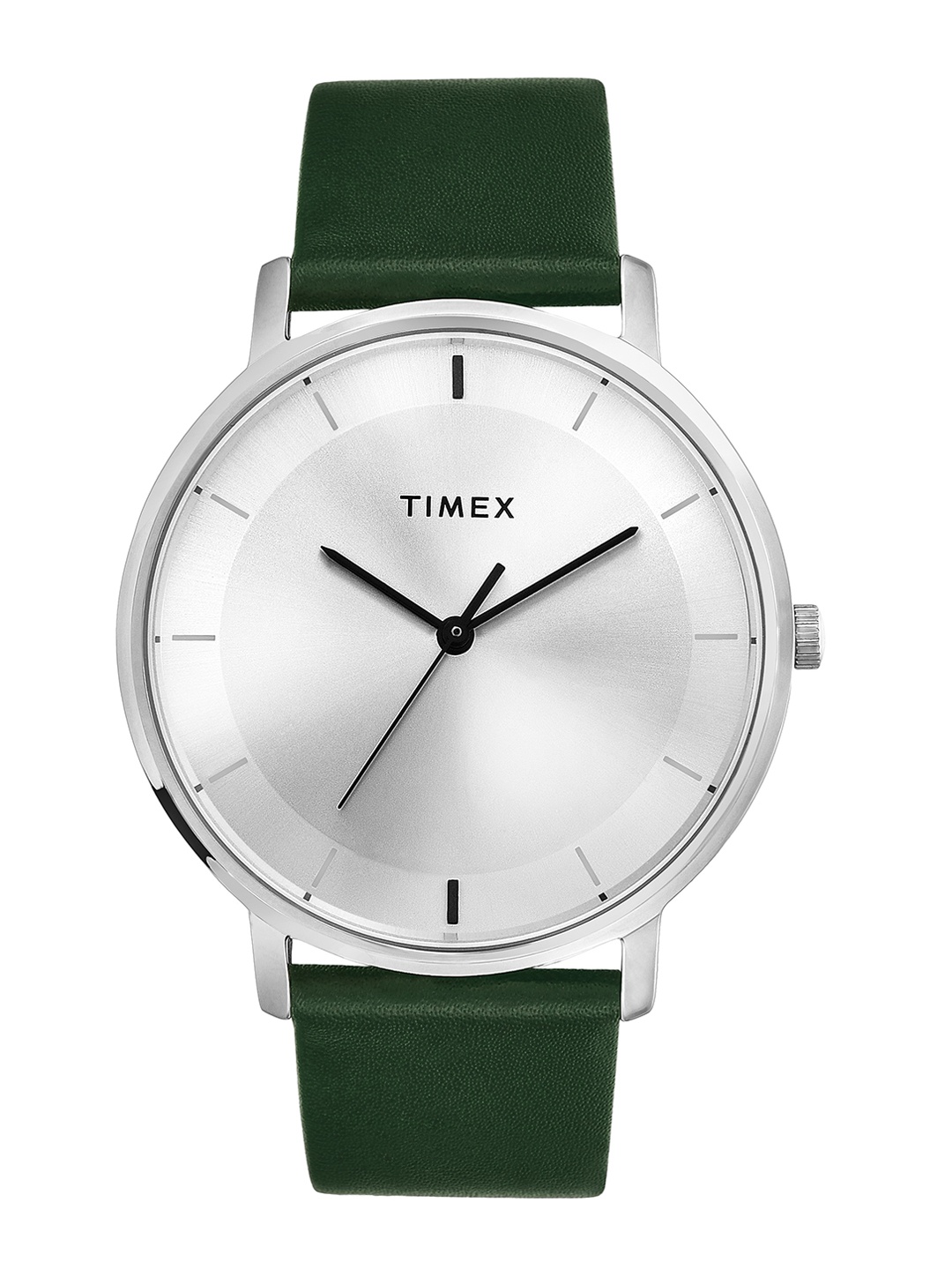 

Timex Men Printed Dial & Leather Straps Analogue Watch TW0TG8013, Silver