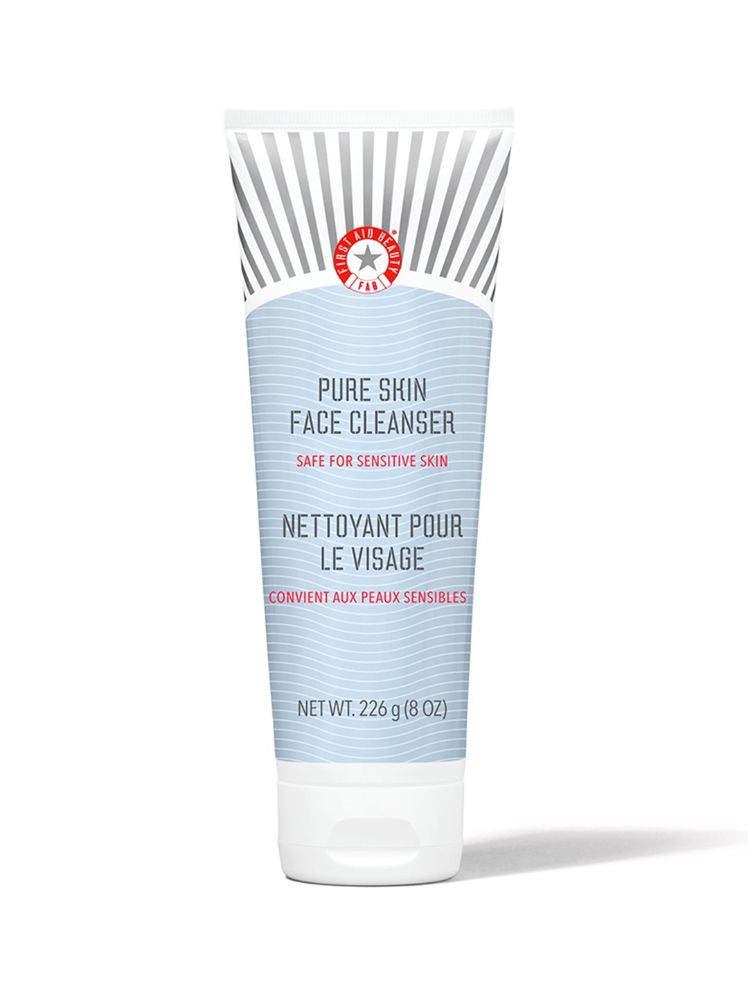 

First Aid Beauty Pure Skin Face Cleanser for Sensitive Skin - 226 g, Blue