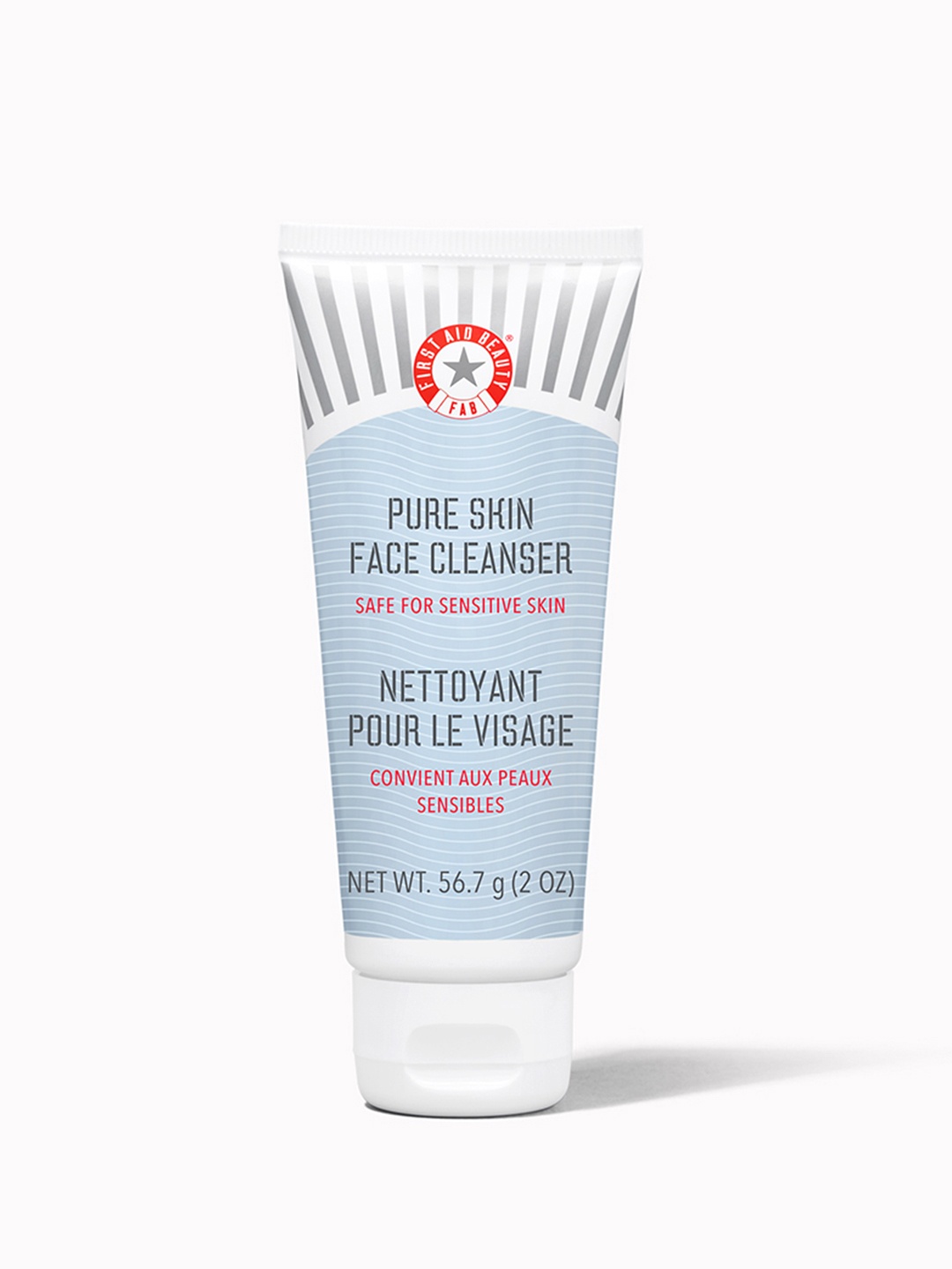 

First Aid Beauty Pure Skin Face Cleanser for Sensitive Skin - 56.7 g, Blue
