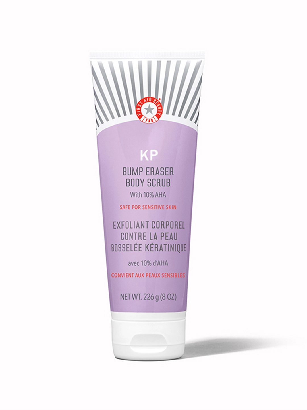 

First Aid Beauty KP Bump Eraser Body Scrub with 10% AHA - 226 g, Purple