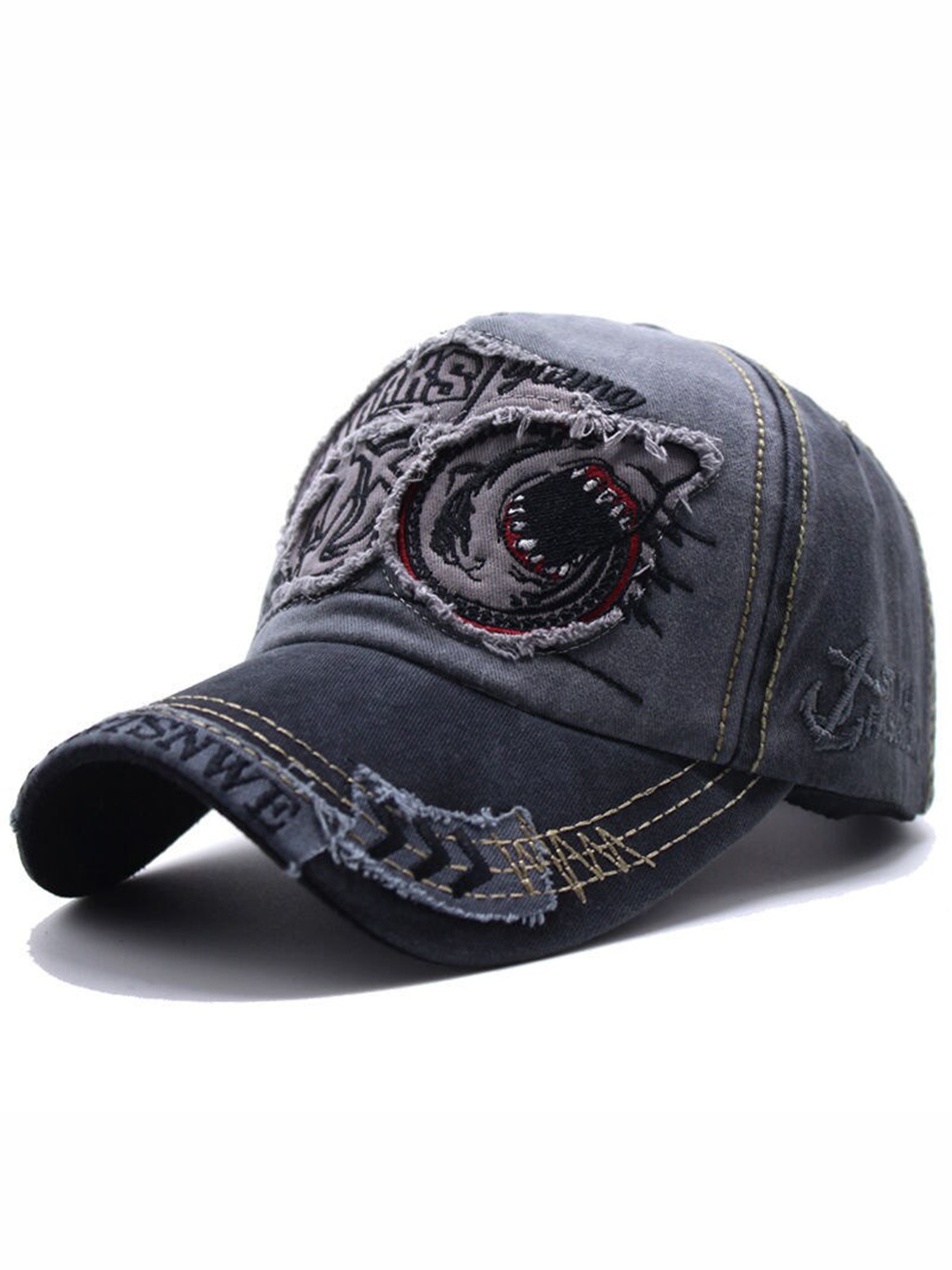 

Alexvyan Men Embroidered Baseball Cap, Black