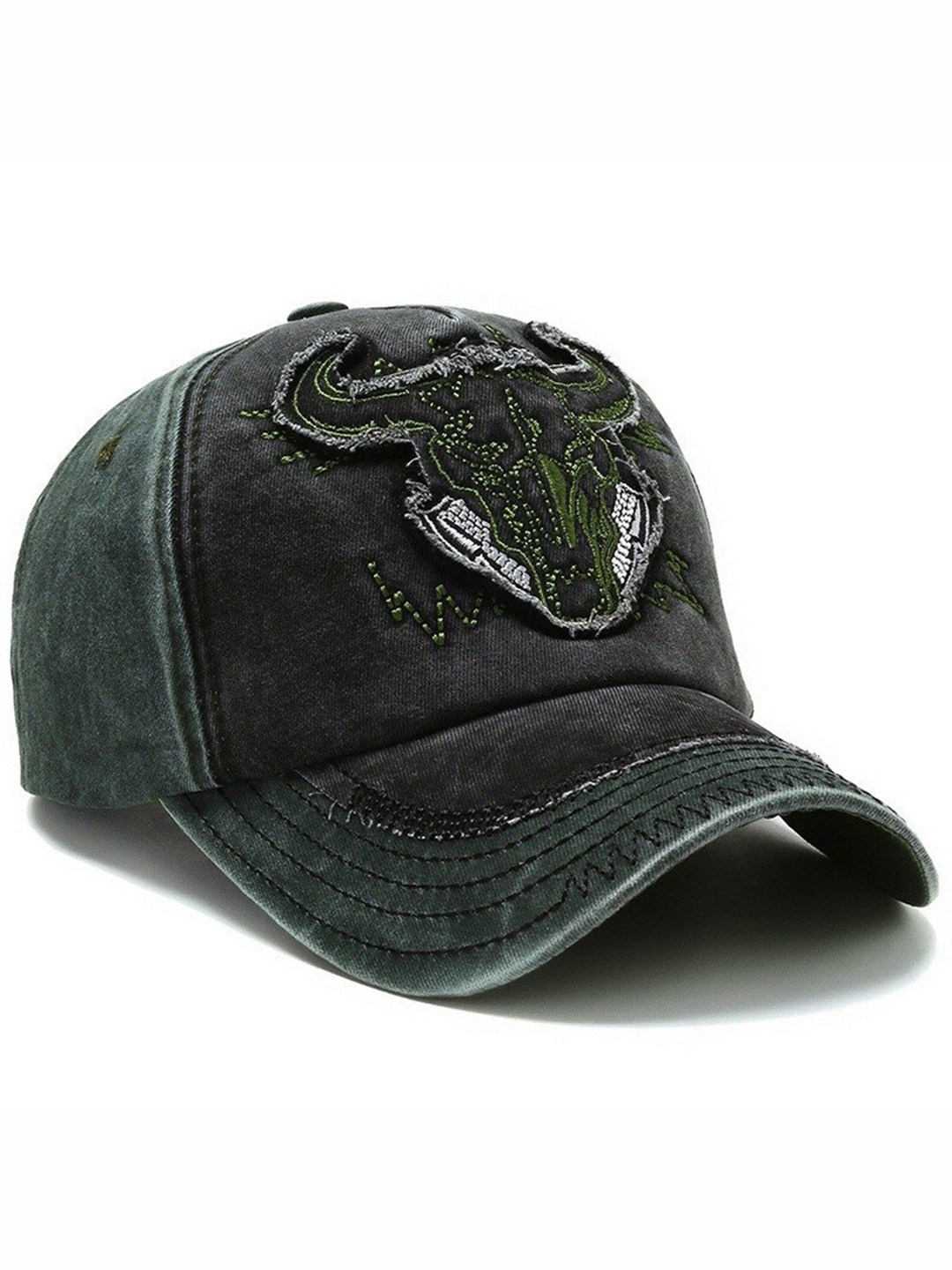 

Alexvyan Men Embroidered Baseball Cap, Green