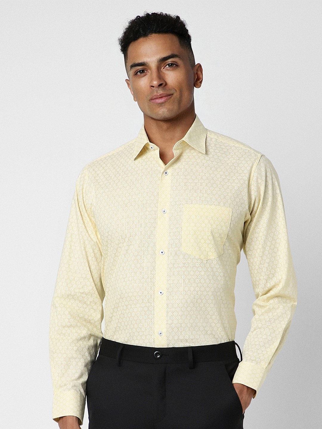 

Van Heusen Cotton Party Shirt, Yellow