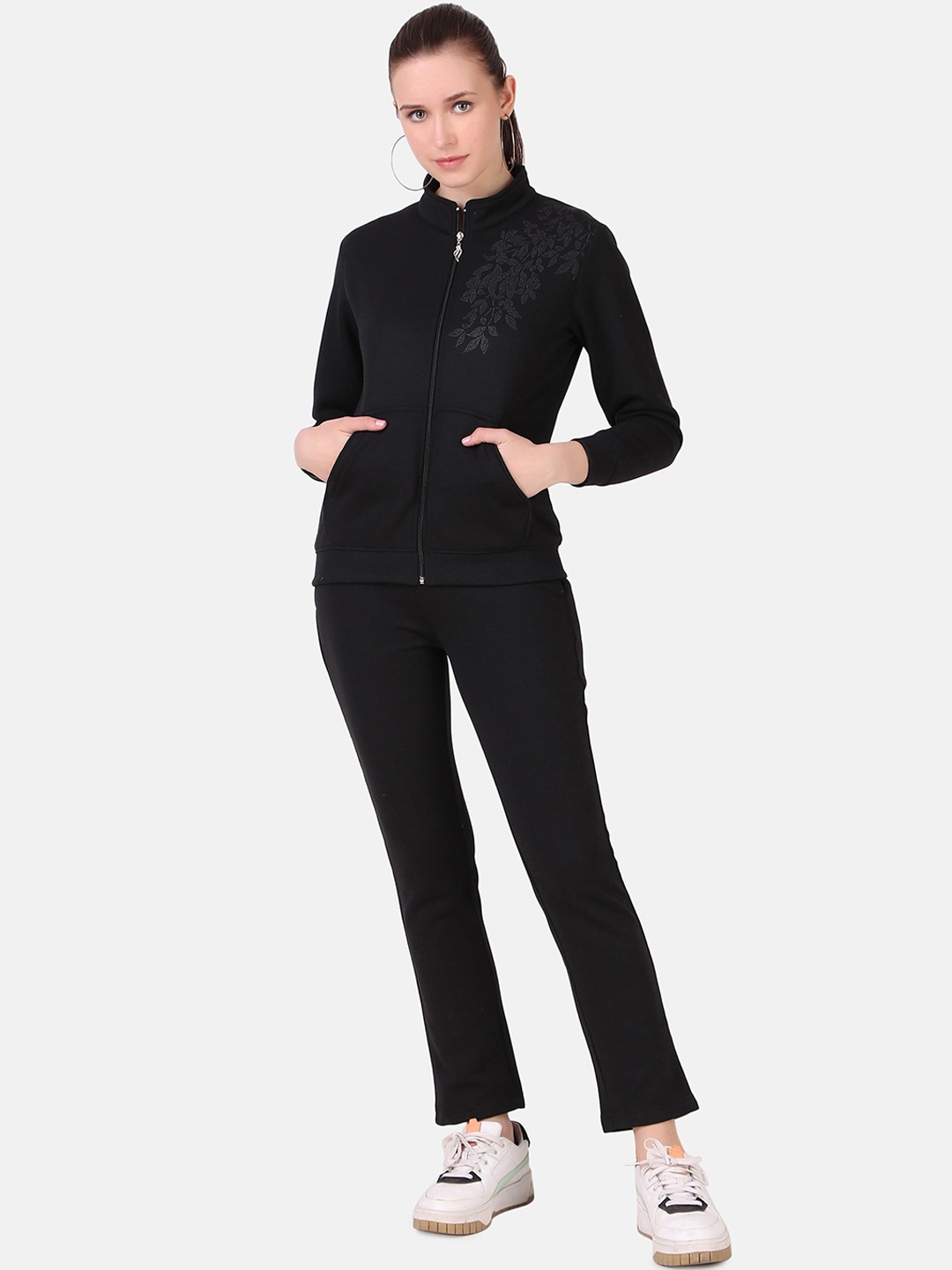 

FLOSBERRY Mid-Rise Tracksuits, Black
