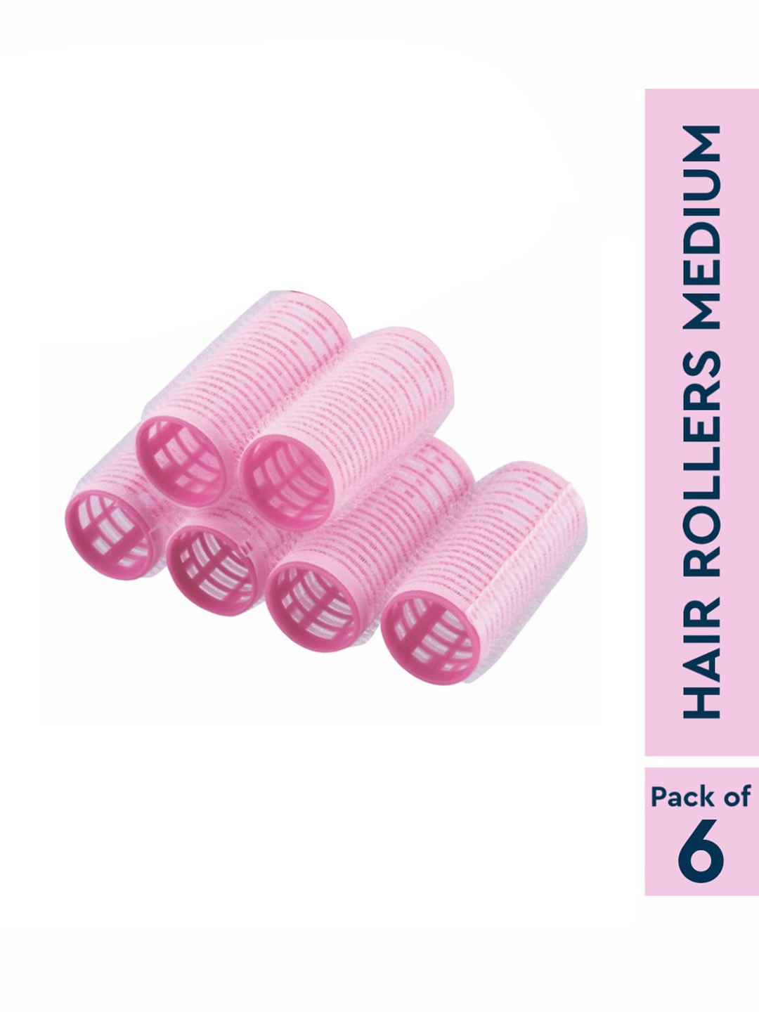 

GUBB Set Of 6 Medium Sized Hair Rollers - Pink