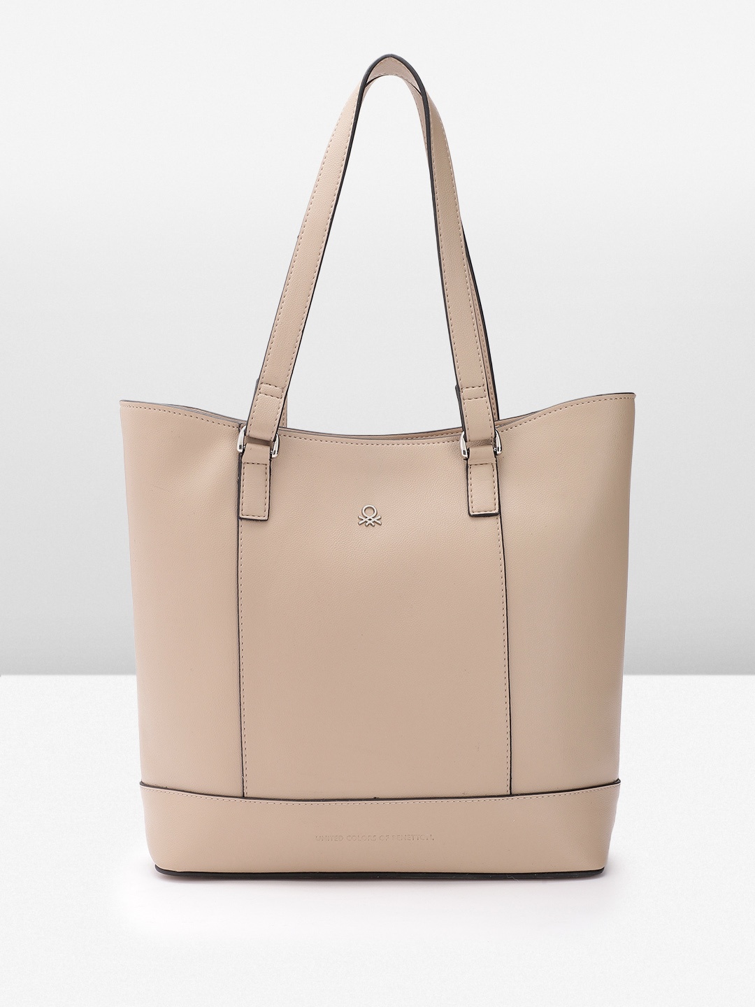 

United Colors of Benetton Women Solid Shoulder Bag, Beige