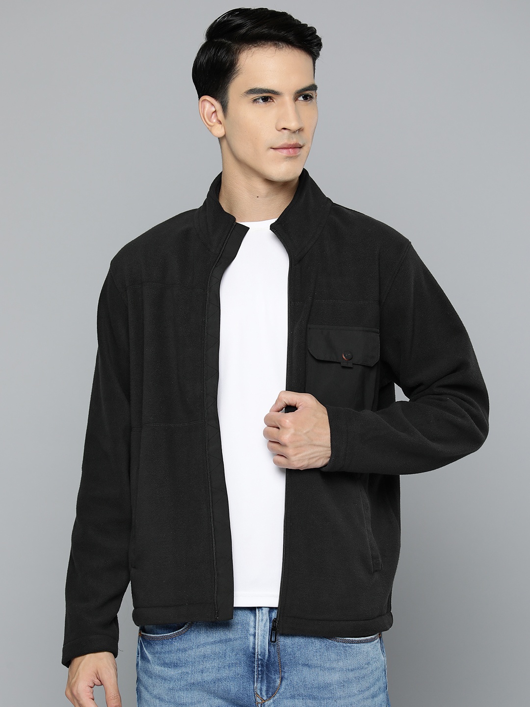 

Fort Collins Men Fleece Tailored Jacket, Black