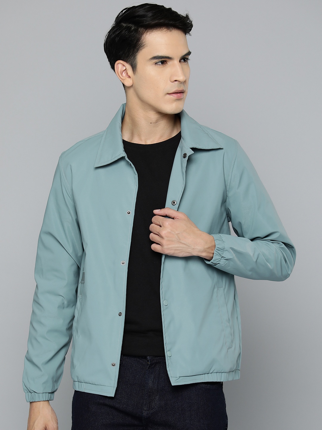 

Fort Collins Spread Collar Tailored Jacket, Blue