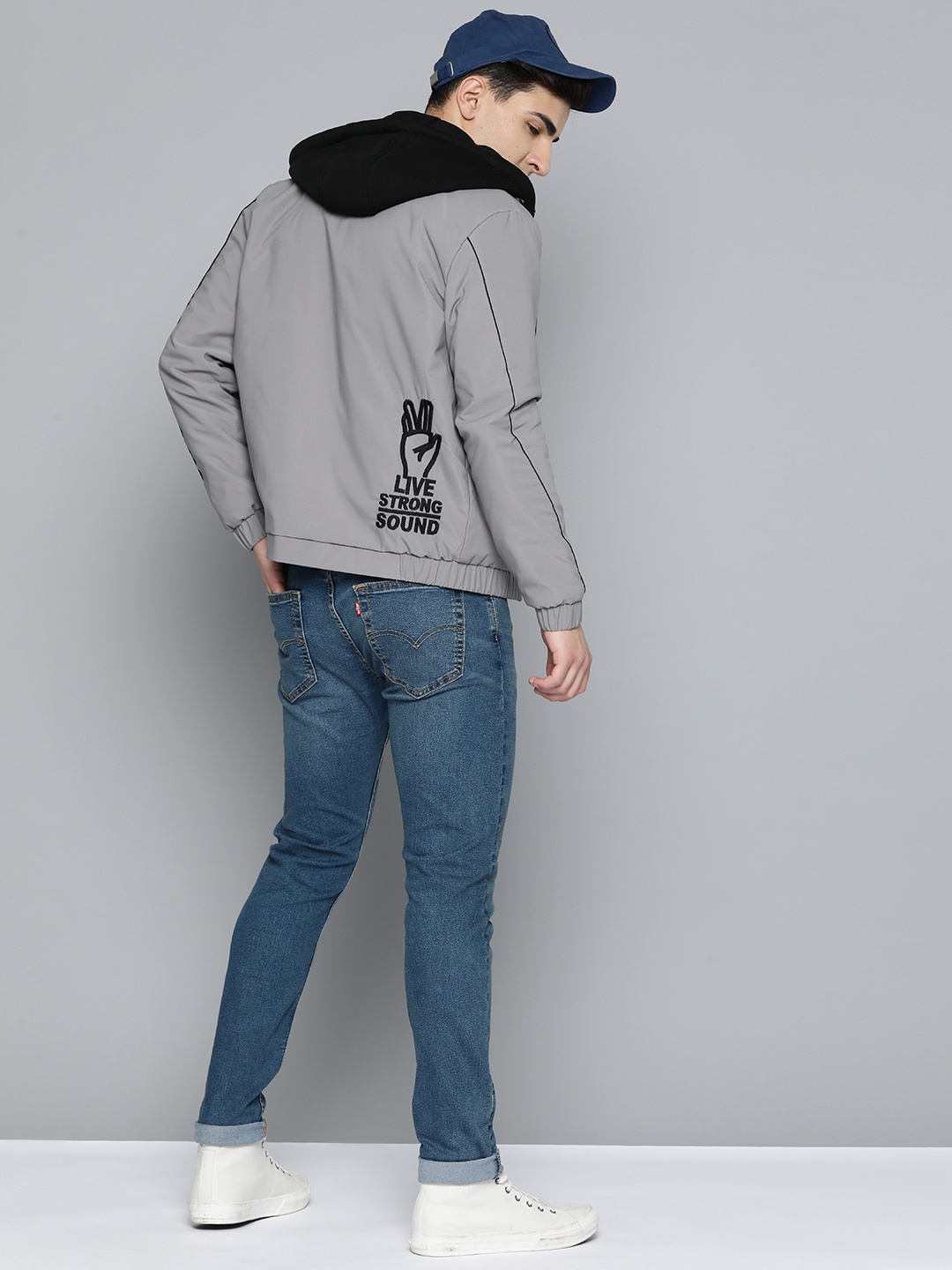 

Fort Collins Hooded Sporty Jacket, Grey