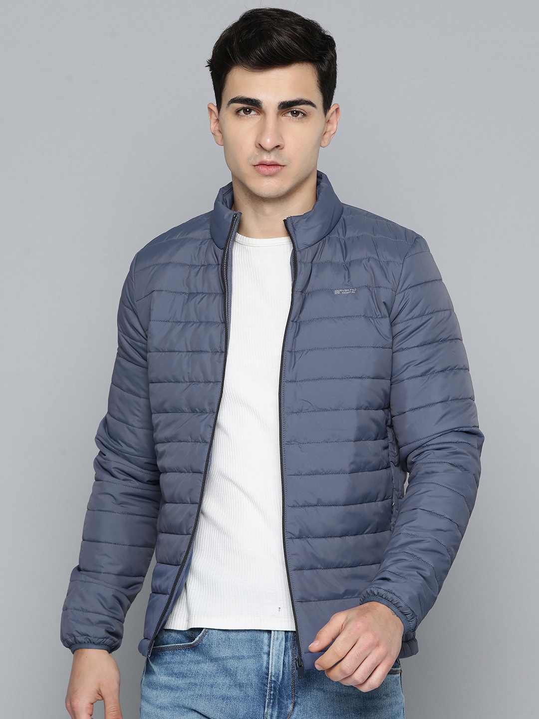 

Fort Collins Mock Collar Padded Jacket, Blue