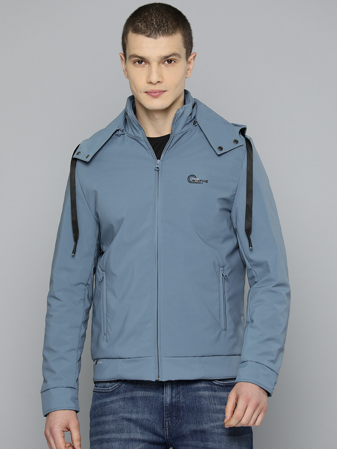 

Fort Collins Padded Jacket with Detachable Hood, Blue