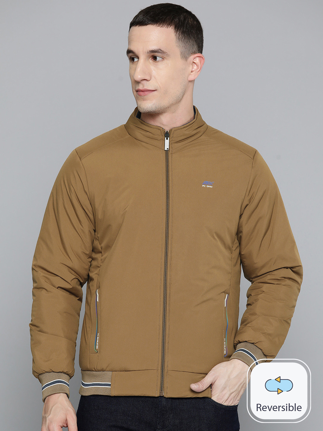 

Fort Collins Reversible Bomber Jacket, Taupe