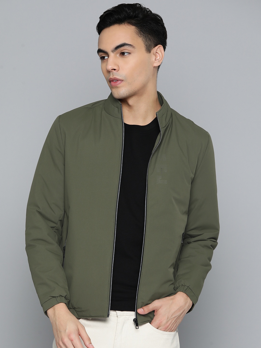 

Fort Collins Men Bomber Jacket, Olive