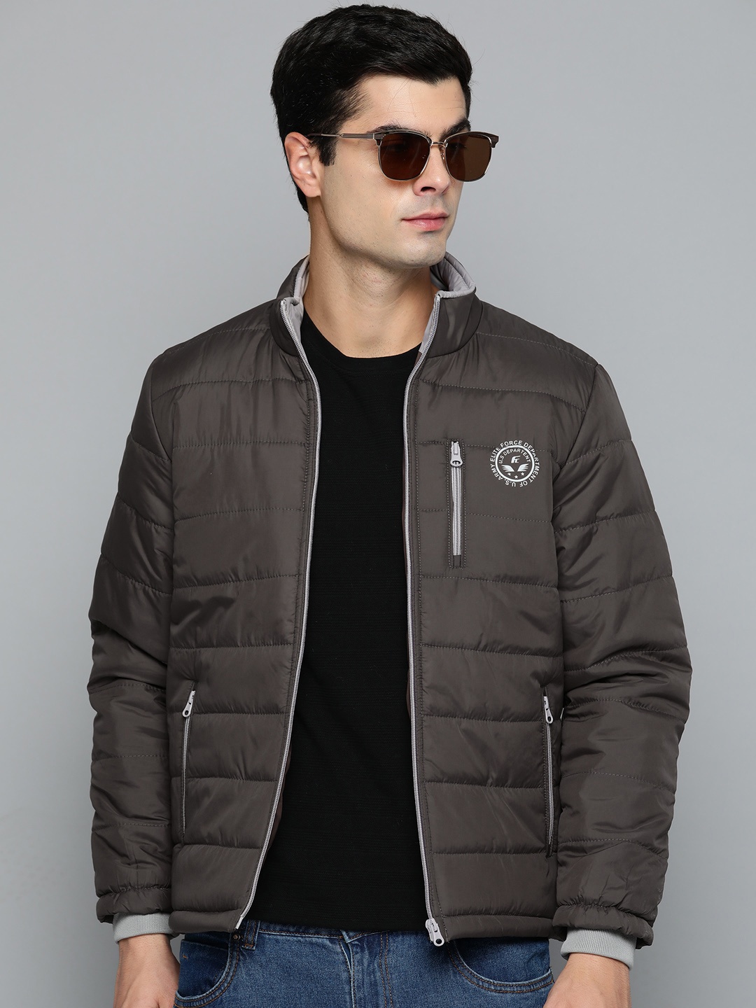 

Fort Collins Mock Collar Padded Jacket, Brown