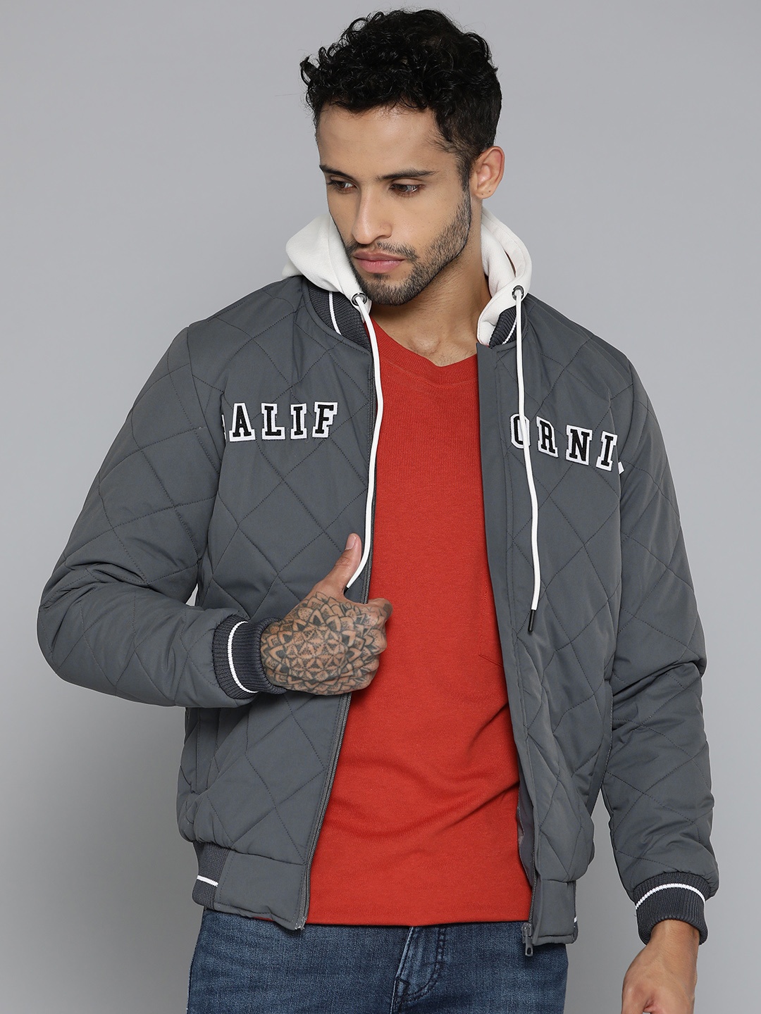 

Fort Collins Insulator Bomber Jacket, Grey