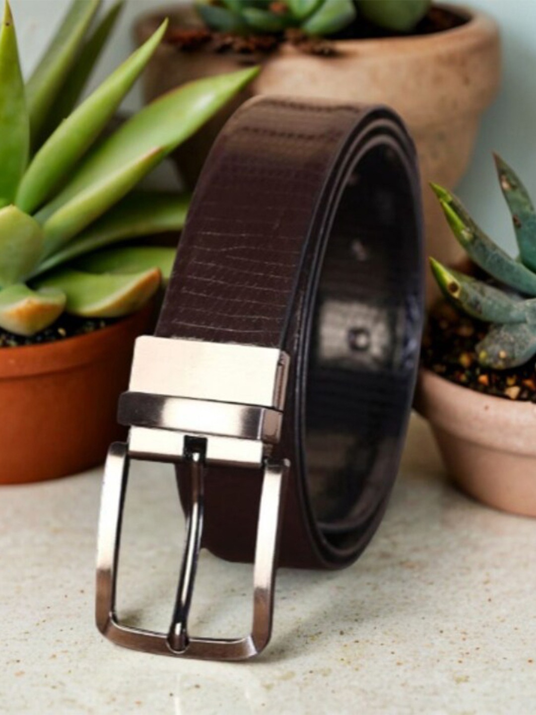 

Kastner Textured PU Reversible Belt, Black