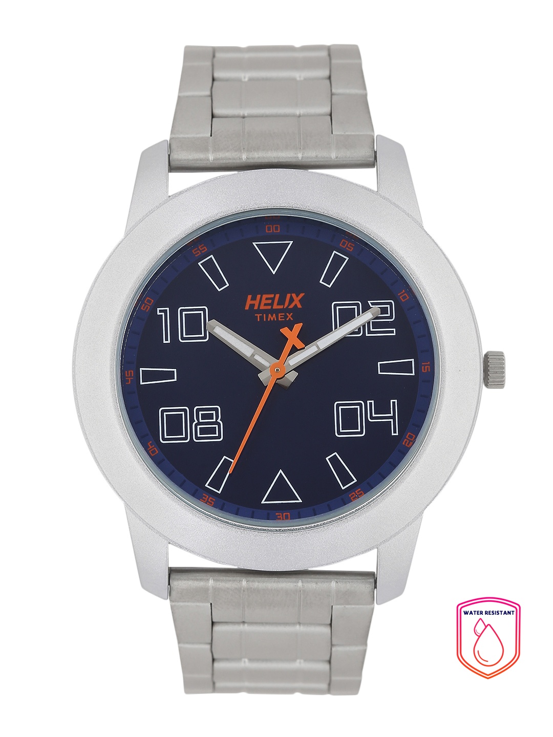 

Helix Men Navy Blue Analogue Watch