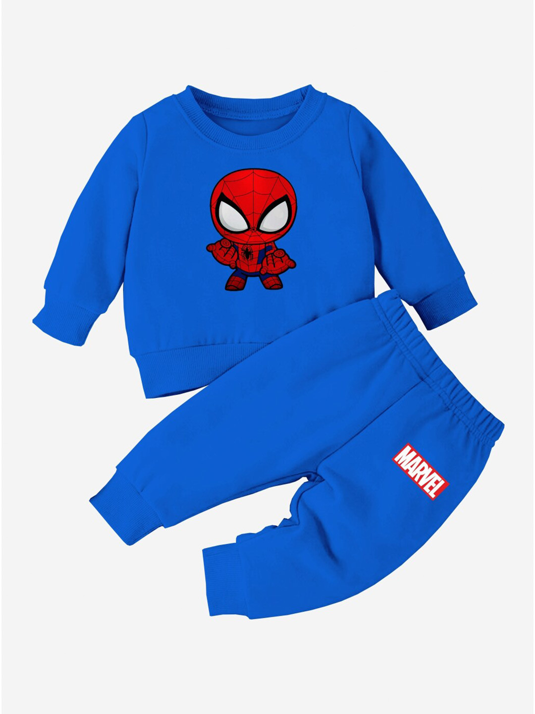

Minicult Kids Spider-Man Printed T-shirt with Pyjamas, Navy blue