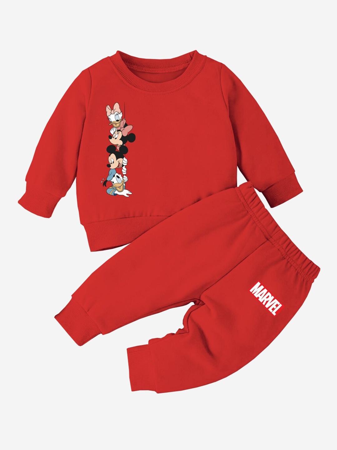 

Minicult Kids Mickey Mouse Printed Clothing Set, Red