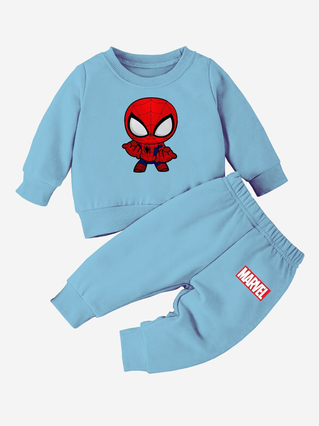 

Minicult Kids Spider-Man Printed Clothing Set, Blue