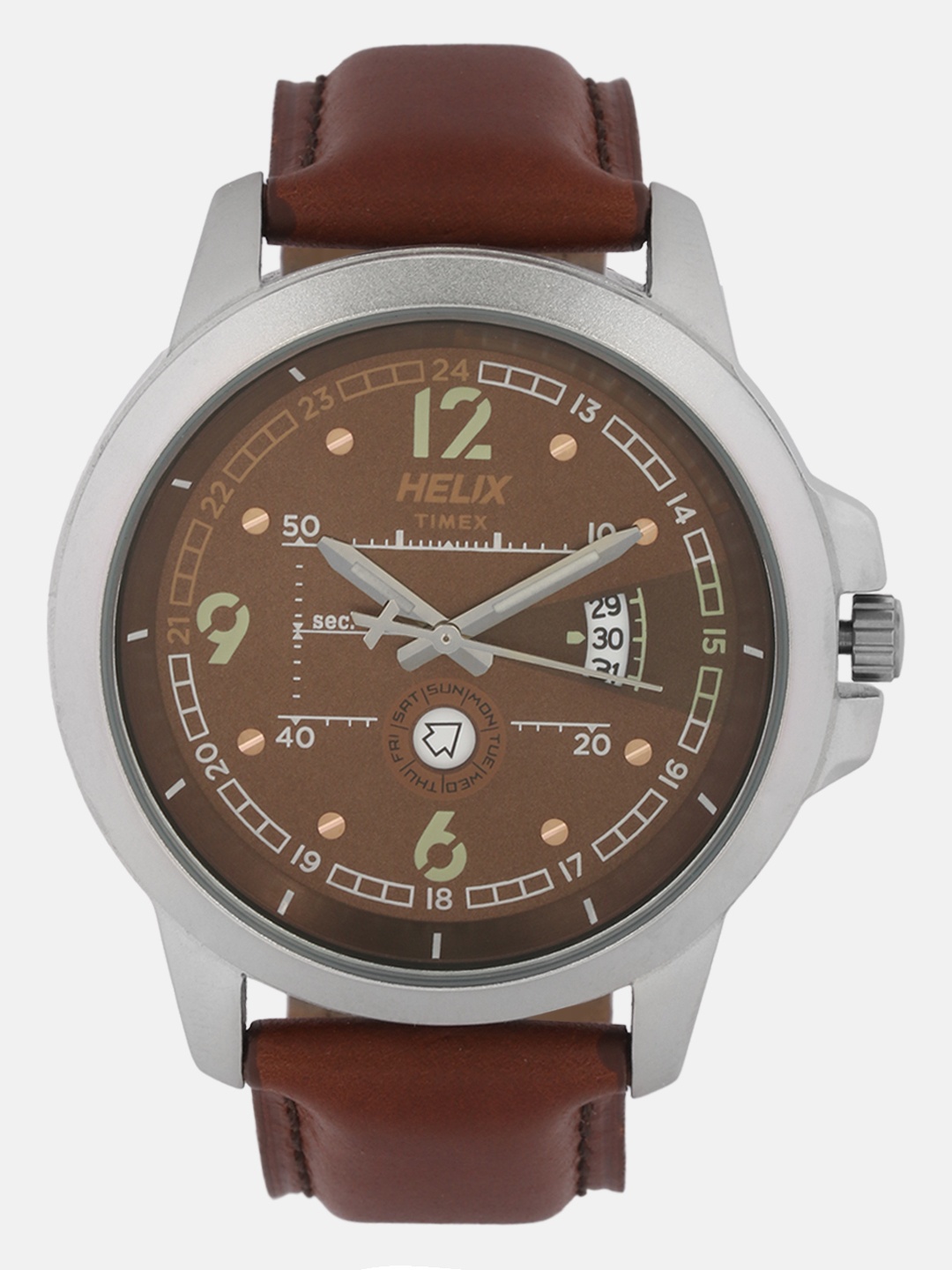 

Helix Men Brown Analogue Watch - TW023HG11