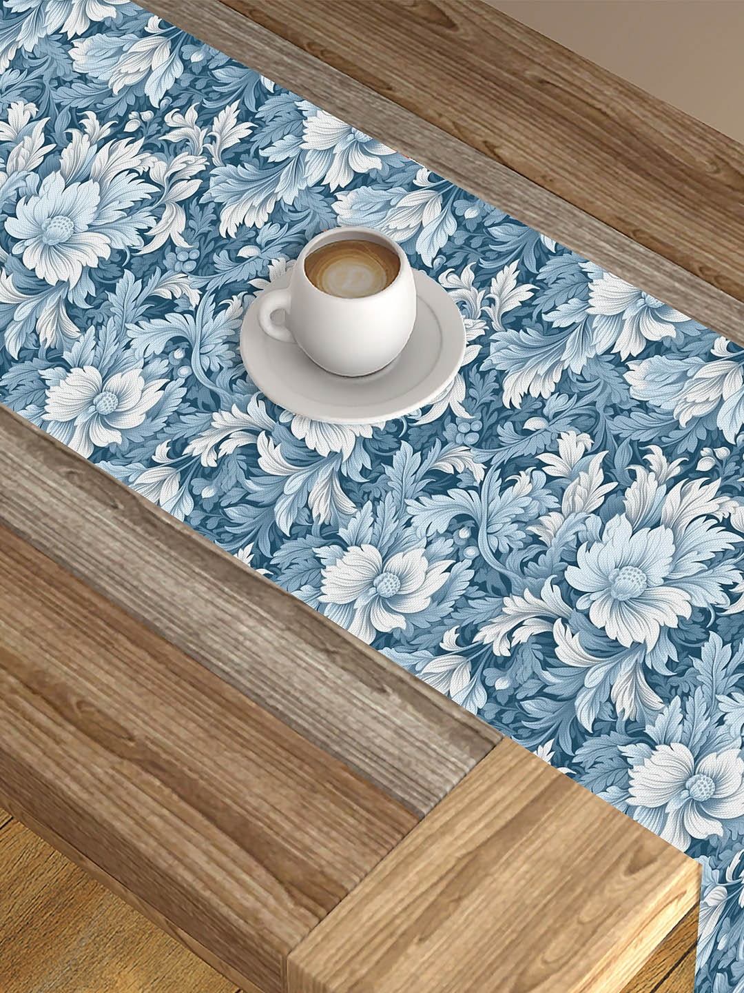 

AEROHAVEN Blue Digital Printed 6-Seater Table Runner