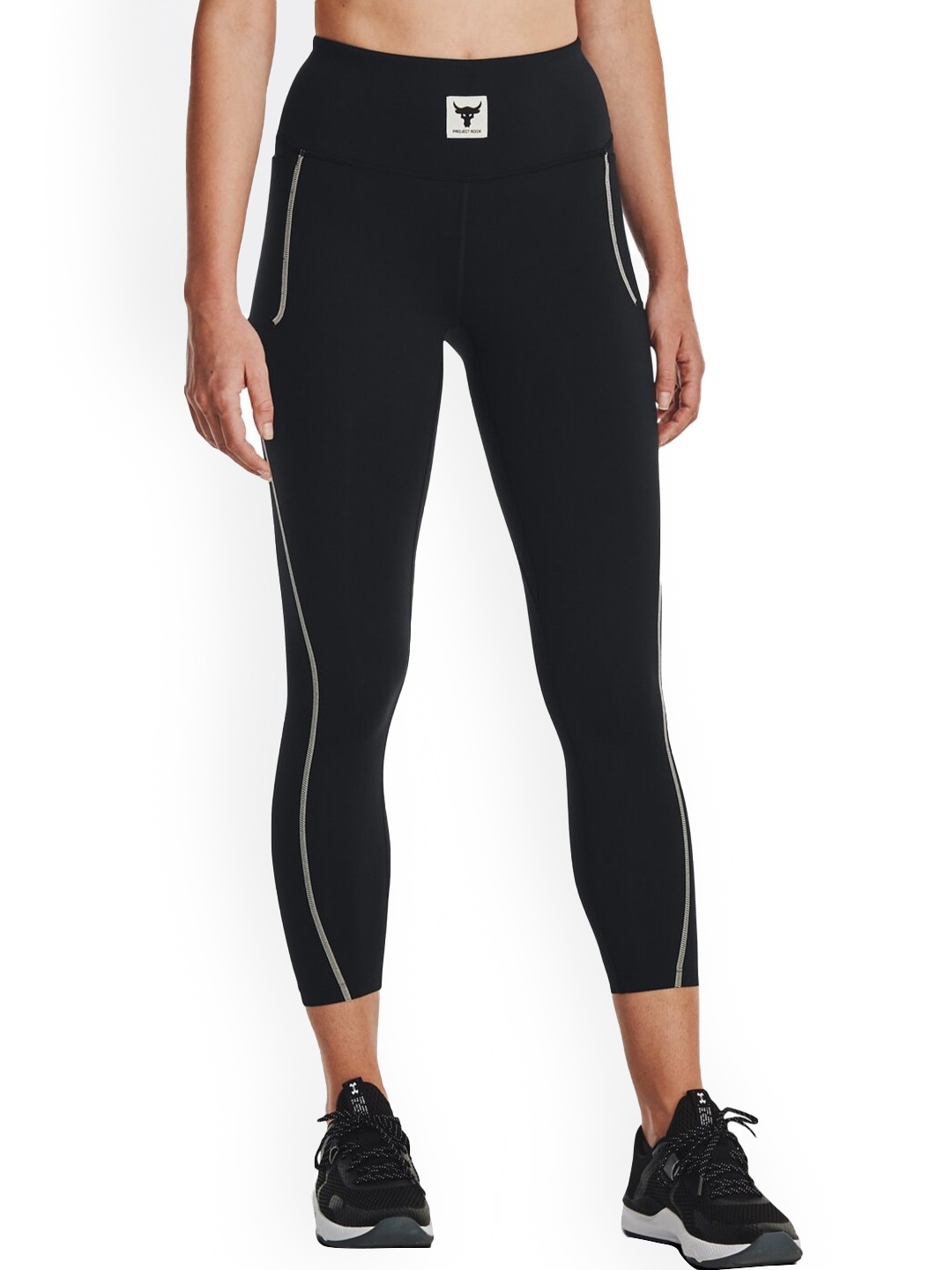 

UNDER ARMOUR UA Project Rock Meridian Ankle Tights, Black