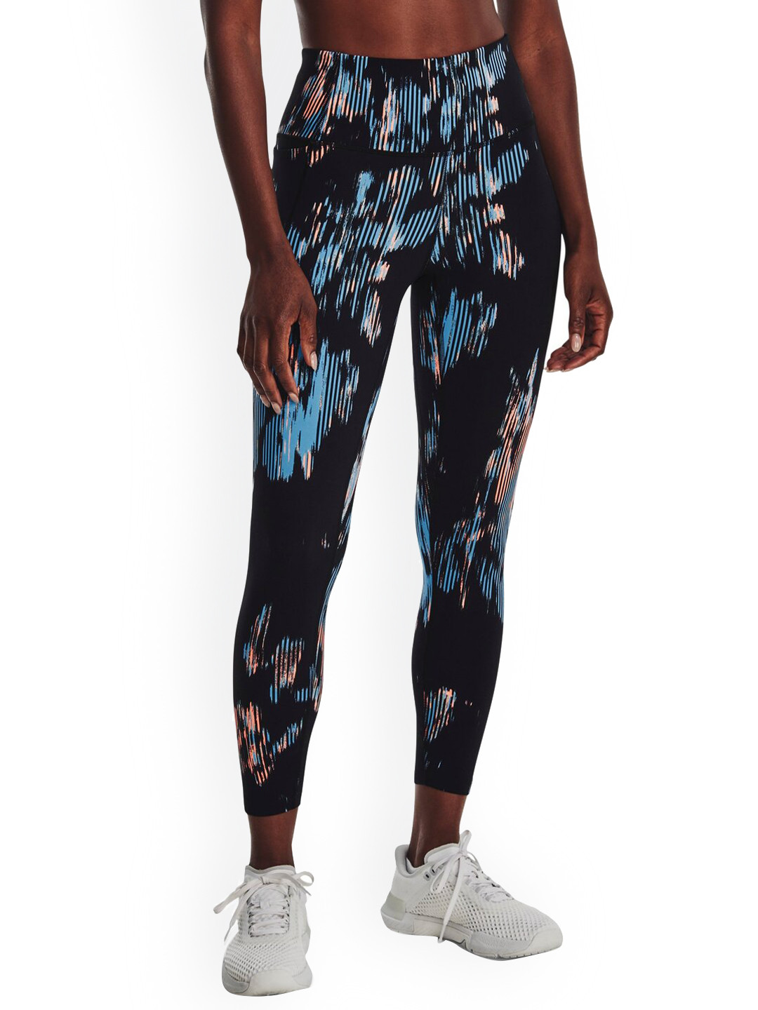 

UNDER ARMOUR Meridian Printed Ankle Tights, Black